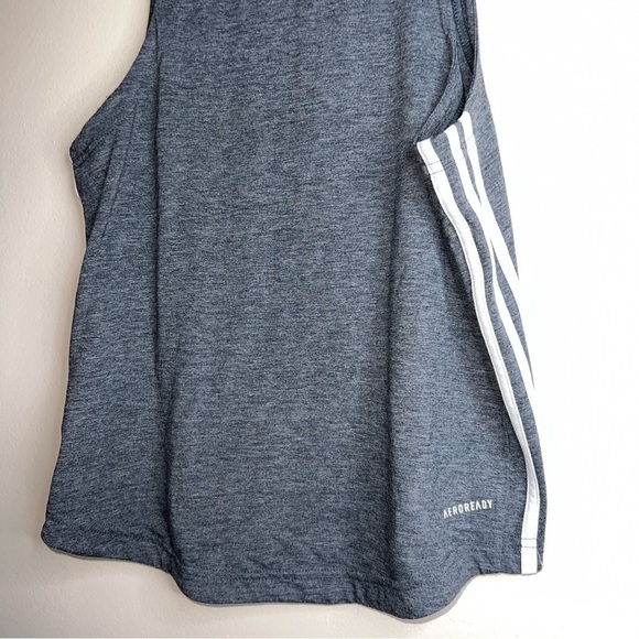 Adidas Aeroready Women’s Gray Tank Top Size Medium - Picture 5 of 7